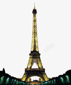 巴黎铁巴黎夜景埃菲尔铁高清图片