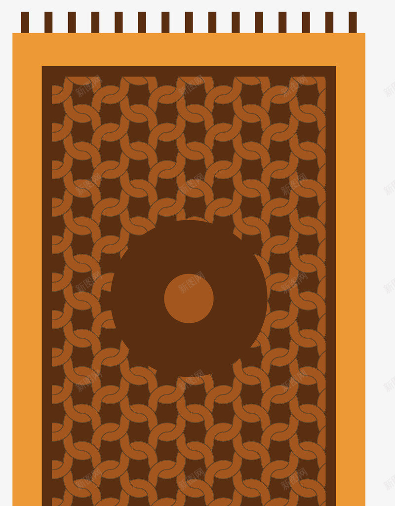 波点褐色地毯png免抠素材_新图网 https://ixintu.com 卡通地毯 地毯 地毯铺装 波点褐色 现代地毯 矢量地毯