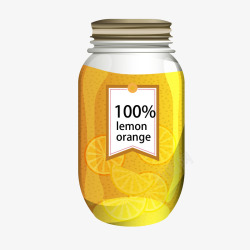 瓶子里的柠檬瓶子里的水果蔬菜高清图片