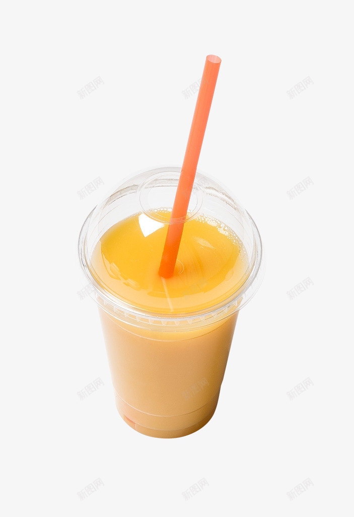 美味橙汁psd免抠素材_新图网 https://ixintu.com 一次性杯 可口 橙汁 饮料