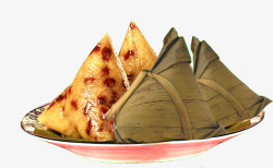 手绘红枣粽子美食素材