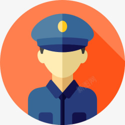 职业和工作警察图标高清图片