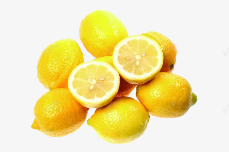 鲜嫩柠檬png免抠素材_新图网 https://ixintu.com 多汁 多肉 鲜嫩 黄色