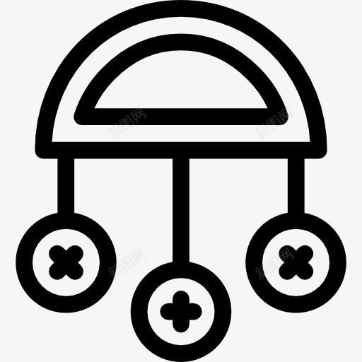 宝宝移动图标png_新图网 https://ixintu.com 婴儿玩具 婴儿移动 孩子和婴儿 玩具 移动