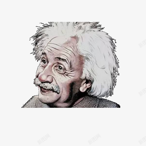 微笑爱因斯坦头像png免抠素材_新图网 https://ixintu.com 手绘爱因斯坦 爱因斯坦 爱因斯坦头像 爱因斯坦素材