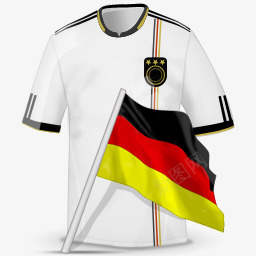 德国足球衬衫图标图标