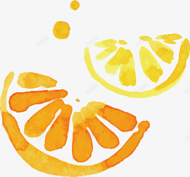 水彩柠檬矢量图ai免抠素材_新图网 https://ixintu.com 手绘 柠檬 柠檬设计 水彩 水彩柠檬 金色 矢量图