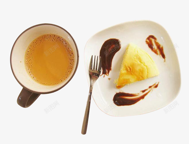 蛋糕奶茶早点png免抠素材_新图网 https://ixintu.com 产品实物 冰奶茶 奶茶 早餐 港式奶茶 甜点 蛋糕 饮品 饮料