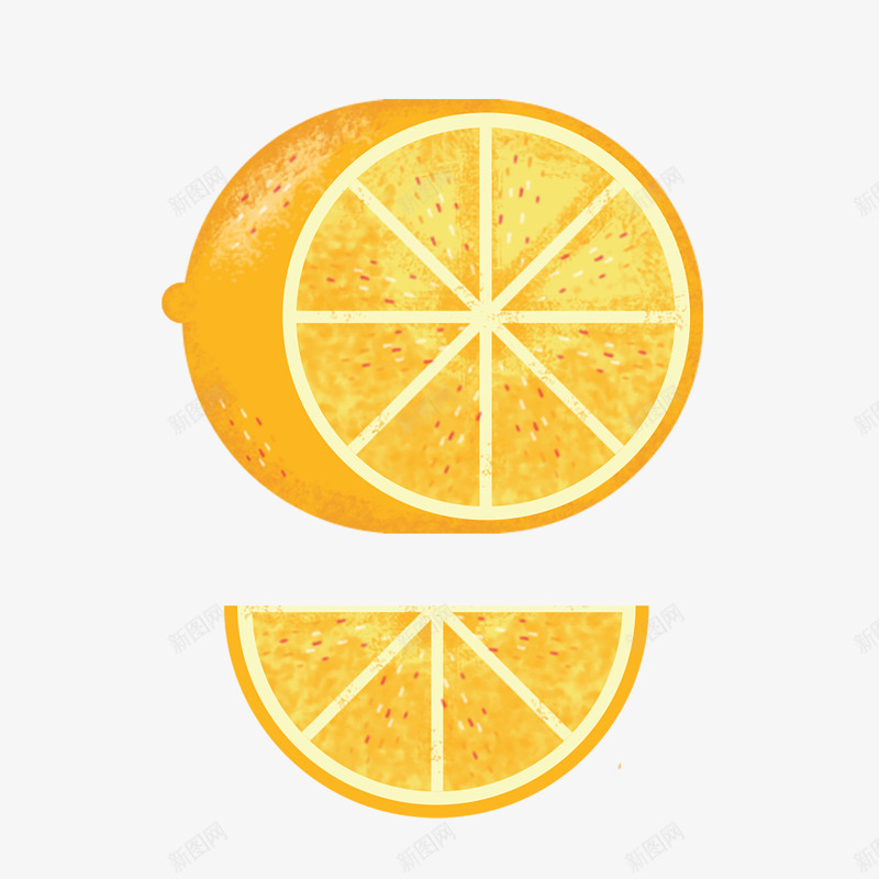 半个柠檬png免抠素材_新图网 https://ixintu.com 柠檬 水果 维生素 酸甜