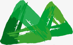 摄影活动绿色粽子海报效果素材
