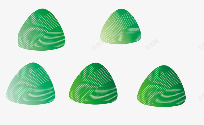 端午节卡通绿色粽子效果png免抠素材_新图网 https://ixintu.com 卡通 效果 端午节 粽子 绿色