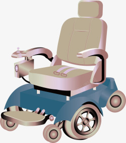 医院用的智能轮椅矢量图素材