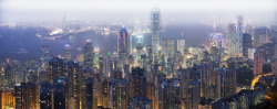 香港维多利亚维港夜景灯光璀璨灯光高清图片