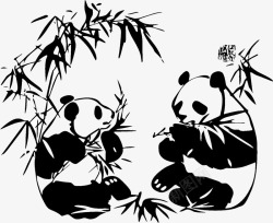 熊猫宝宝素材