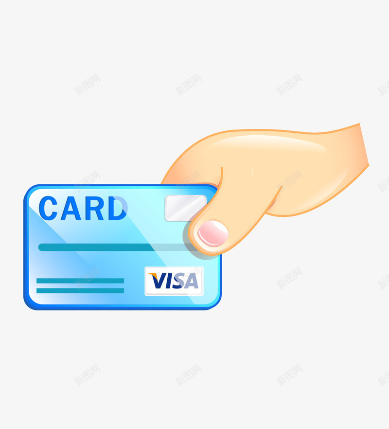 电子商务蓝色银行卡矢量图eps免抠素材_新图网 https://ixintu.com 刷卡 卡通 矢量信用卡 蓝色 购物 矢量图