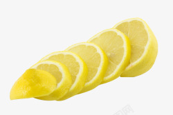 切开的柠檬片素材