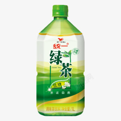 一瓶绿茶素材