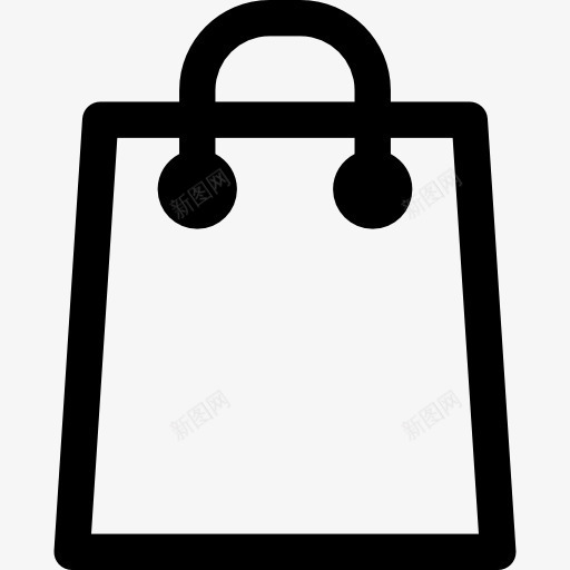 可重复使用的购物袋图标png_新图网 https://ixintu.com 可重复使用 商务 手柄 袋 购物