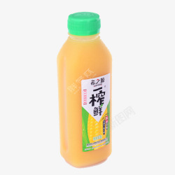 黄色玉米汁素材