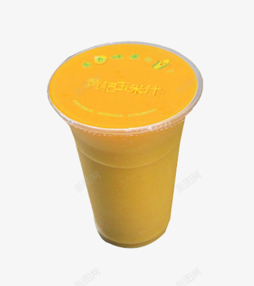 美味的玉米汁片png免抠素材_新图网 https://ixintu.com 健康饮料 玉米汁 营养保健 饮料 黄色