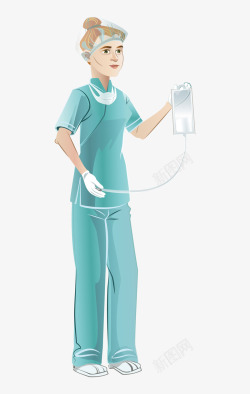 医院介绍手绘卡通医疗人物护士高清图片