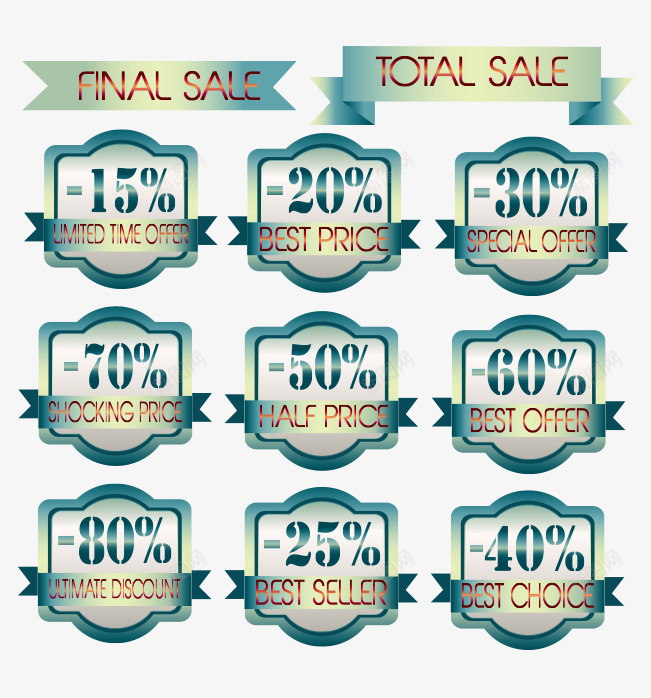 折扣标签集合png免抠素材_新图网 https://ixintu.com 促销 包邮 商场 抢购 正品 活动 热卖 爆款 特价
