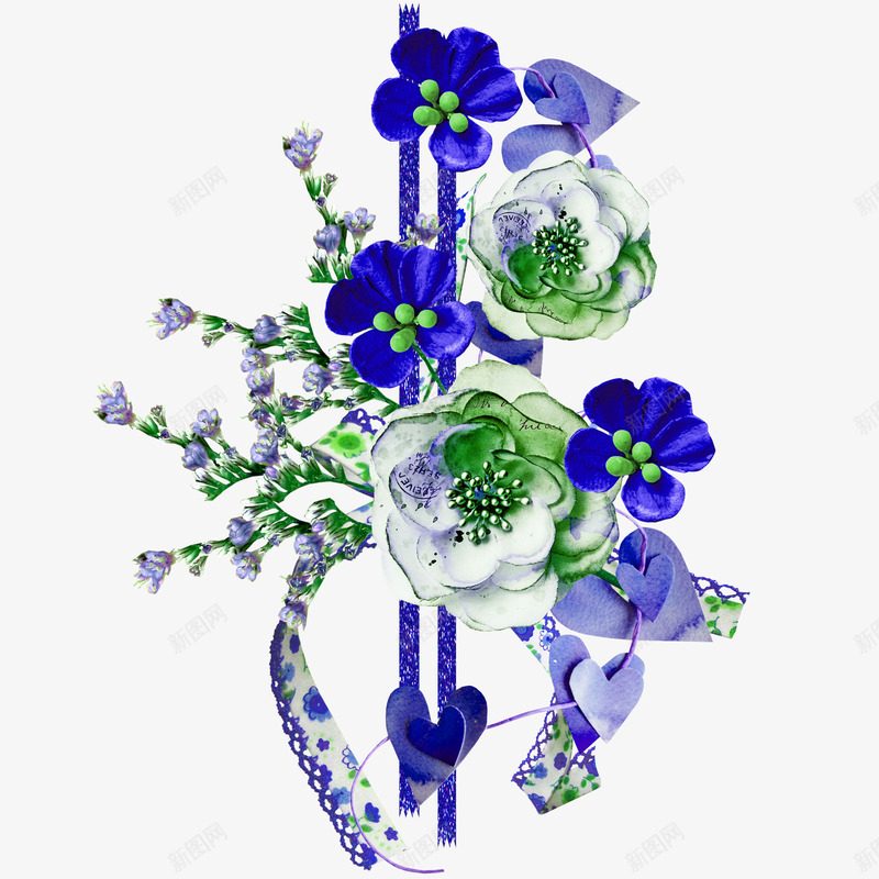 蝴蝶兰png免抠素材_新图网 https://ixintu.com 小花 桃花 花枝 蝴蝶兰