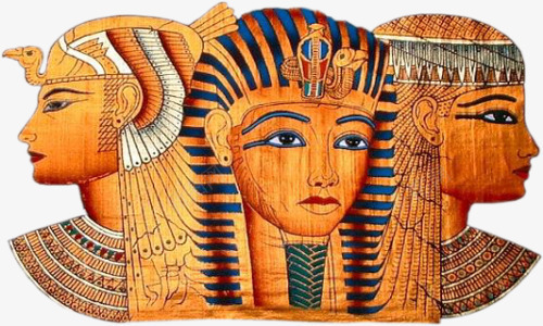 埃及法老头像png免抠素材_新图网 https://ixintu.com 埃及 埃及图腾人像 壁画 头像 法老 金字塔壁画 雕塑