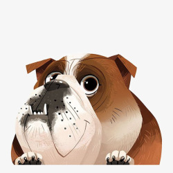 卡通沙皮犬素材