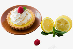 柠檬蛋糕杯子柠檬蛋糕高清图片