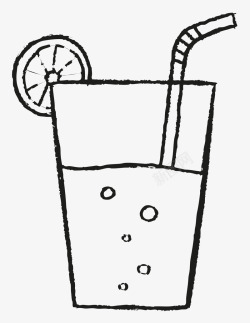 冷饮免扣PNG图手绘冷饮高清图片