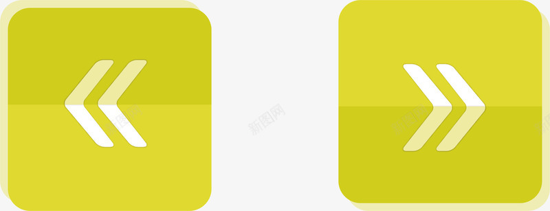 黄色箭头按钮png免抠素材_新图网 https://ixintu.com 创意按钮 卡通按钮 按钮 按钮素材 点击按钮 箭头按钮 轮播按钮