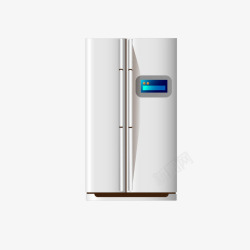 冷柜卡通卡通现代对开门大冰箱高清图片