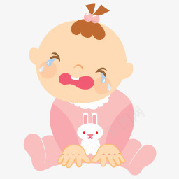 哭婴儿babygirlicons图标图标