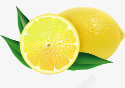 鲜嫩柠檬素材