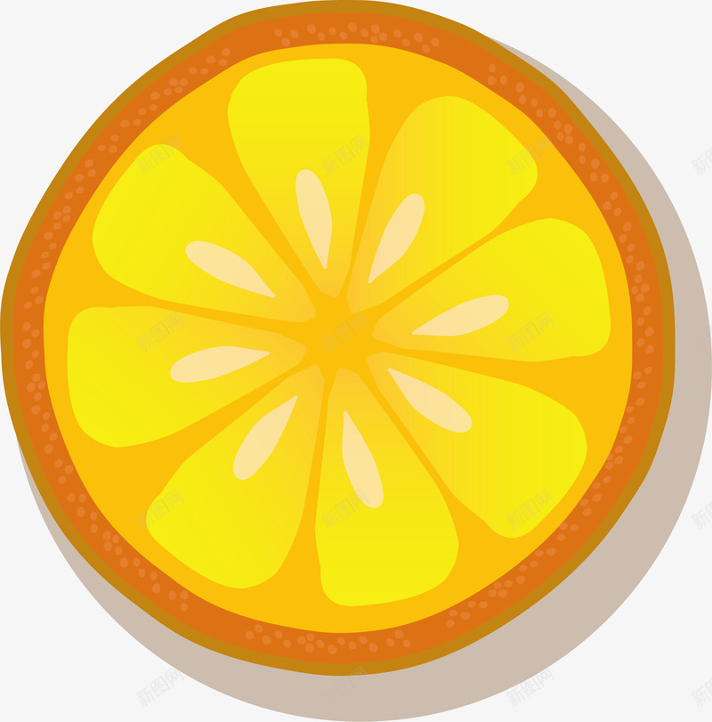 手绘柠檬片矢量图ai免抠素材_新图网 https://ixintu.com 创意 可爱 彩色的 手绘的 柠檬片 简单 矢量图