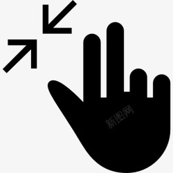 两方面的姿态调整姿态用两根手指图标高清图片