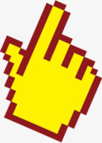 黄色手指卡通图标png_新图网 https://ixintu.com 卡通 图标 手指 黄色