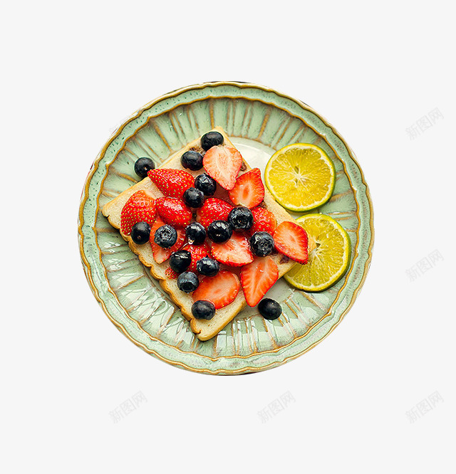 草莓柠檬土司png免抠素材_新图网 https://ixintu.com 实物 水分 水果 营养