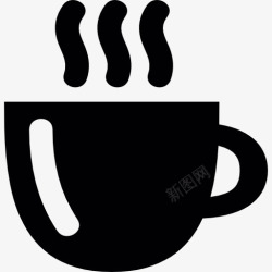 咖啡饮用很热的饮料图标高清图片
