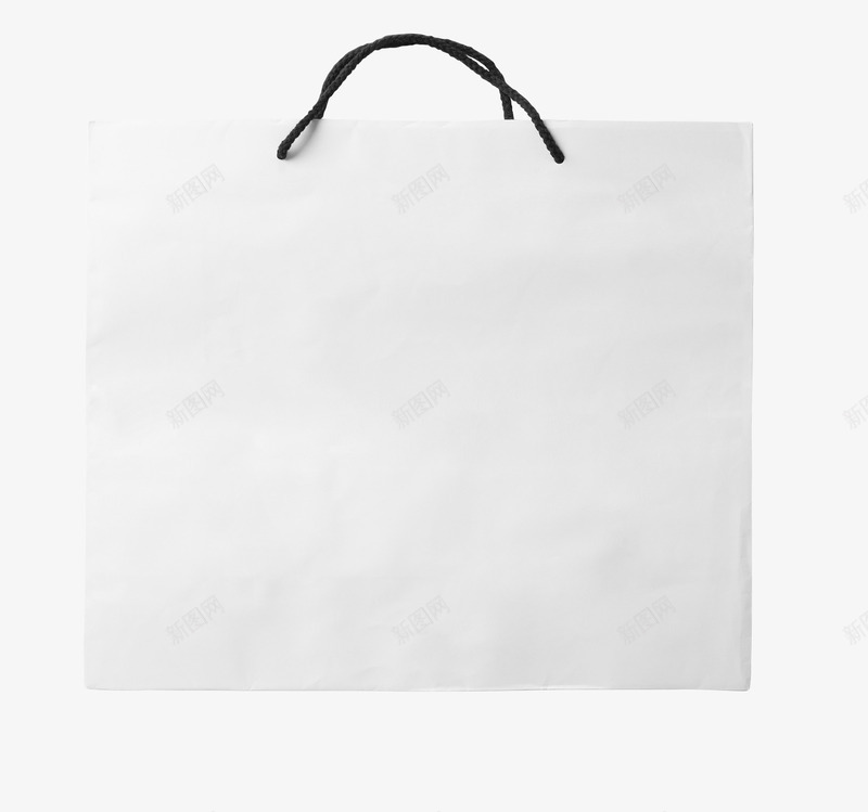 白色购物袋png免抠素材_新图网 https://ixintu.com 白色 袋子 购物袋 长方形