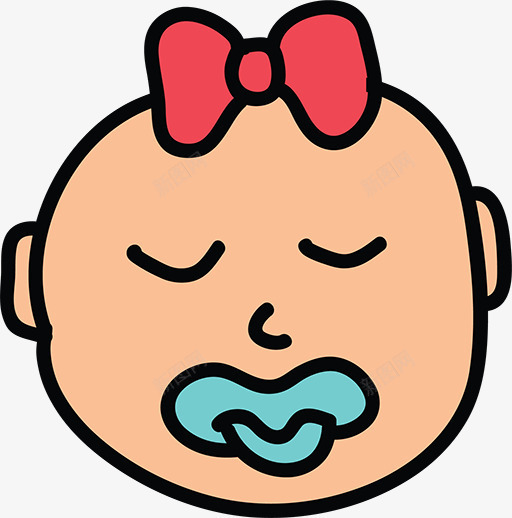 卡通Baby奶嘴png免抠素材_新图网 https://ixintu.com baby用品 婴儿 婴儿用品 蓝色奶嘴