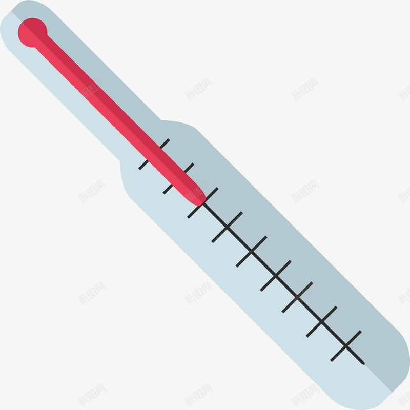 白色体温计png免抠素材_新图网 https://ixintu.com 仪器 体检 刻度 医院 卡通 器械 温度计 生物医药 诊疗