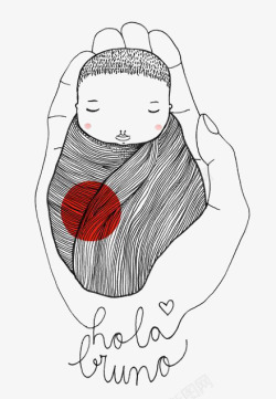 小孩手掌卡通婴儿高清图片