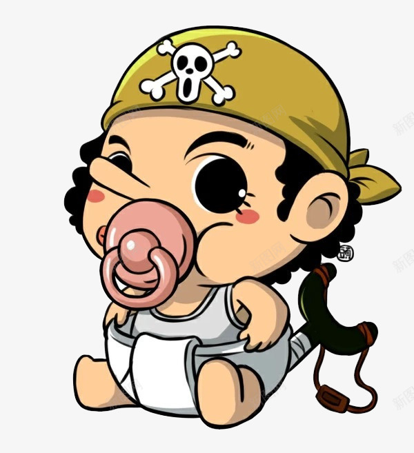 海贼婴儿坐png免抠素材_新图网 https://ixintu.com 卡通 可爱 婴儿坐 海贼