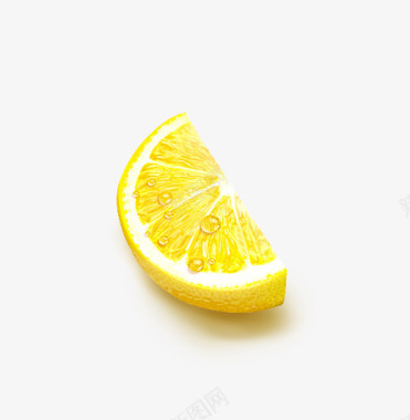 柠檬切开的柠檬图标图标