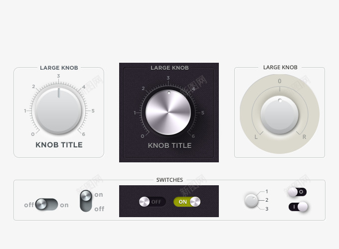 开关旋钮滑钮PSDpng免抠素材_新图网 https://ixintu.com PSD off on 开关 拉丝 拨动 按钮 旋钮 滑钮 解锁 调节