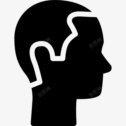 人的头部图标png_新图网 https://ixintu.com 人 医疗 孩子 思维 智力 身体的一部分