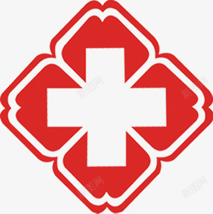 红色医院展板图标png免抠素材_新图网 https://ixintu.com 医院 图标 展板 红色