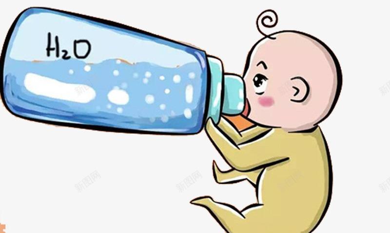 喝水的宝宝png免抠素材_新图网 https://ixintu.com 可爱宝宝 喝水 坐 大奶瓶 宝宝喝水